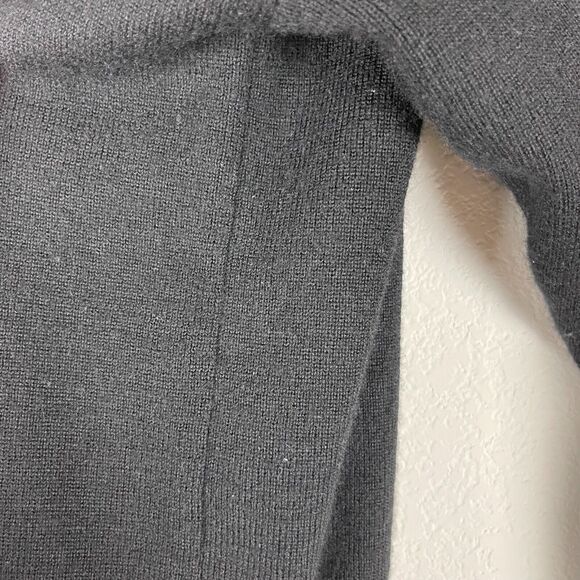 VTG Demetre Pullover Sweater Mens Medium Black Knit 1/4 Zip Wool Blend Hong Kong - Picture 14 of 14